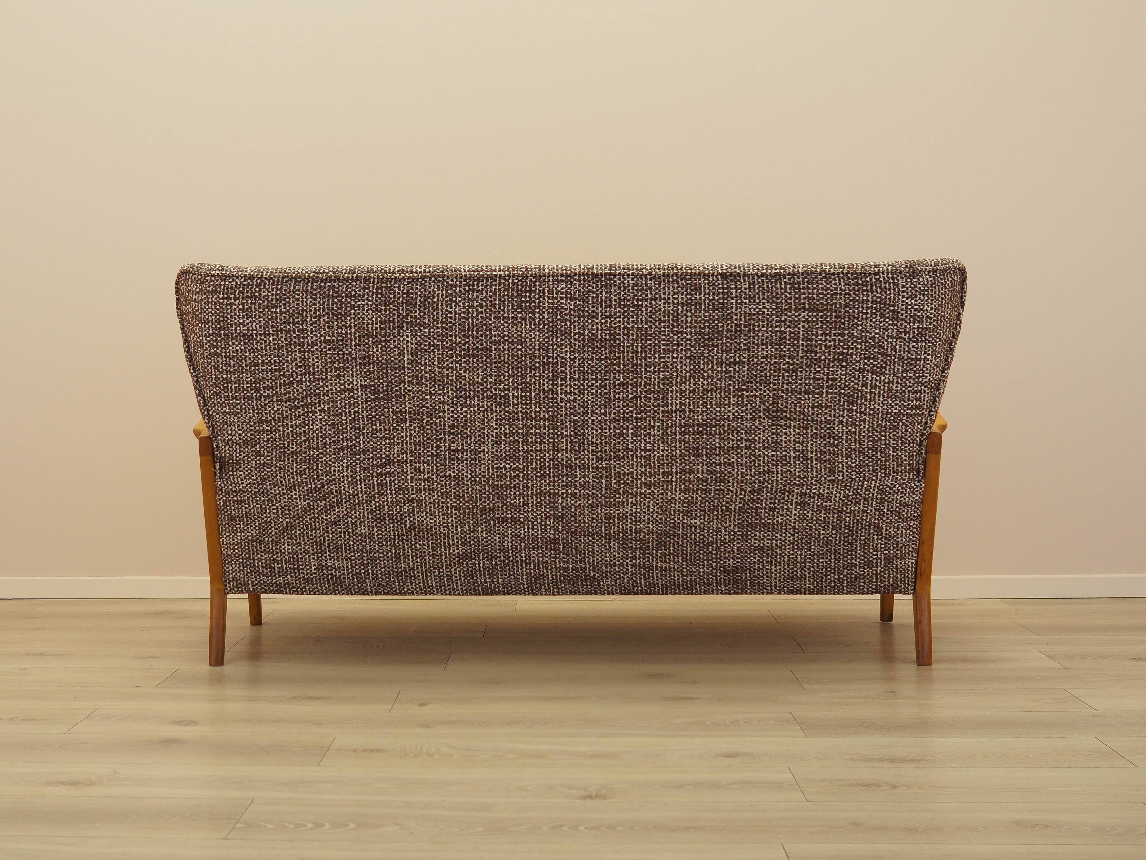 Beech sofa, Danish design, 1960s, manufacturer: Fritz Hansen