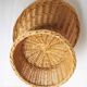 Children's rattan basket armchair