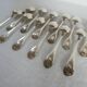 12 Silver-plated metal teaspoons 18 grs, Uniplat model