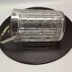 Whisky service 6 glasses, matching ice bucket and tongs, vintage 1970/80