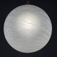 Large vintage Murano glass lamp, swirling Italian design, 1970s.