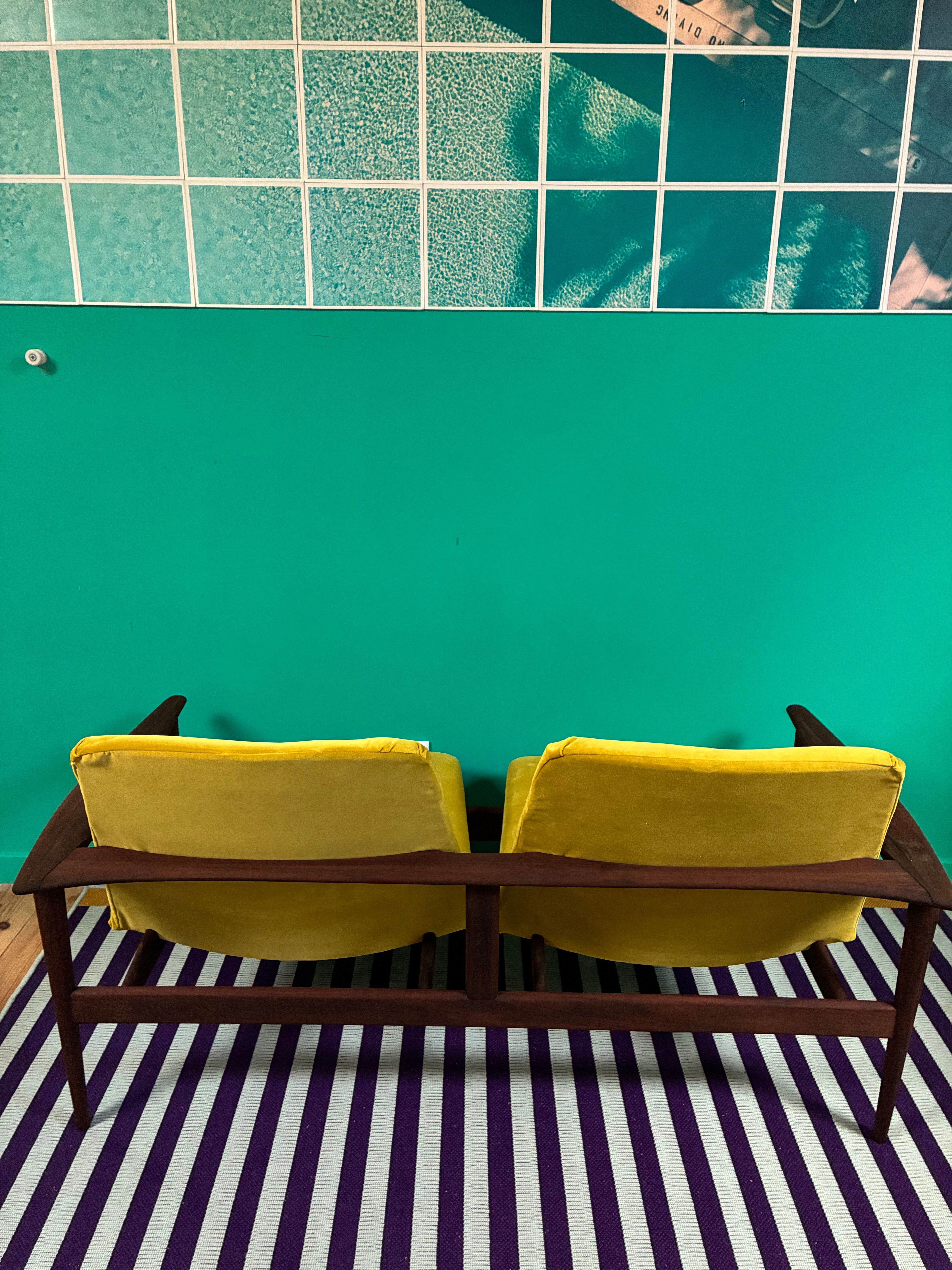 Vintage Scandinavian Bench