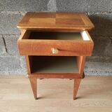 Vintage oak bedside/nightstand