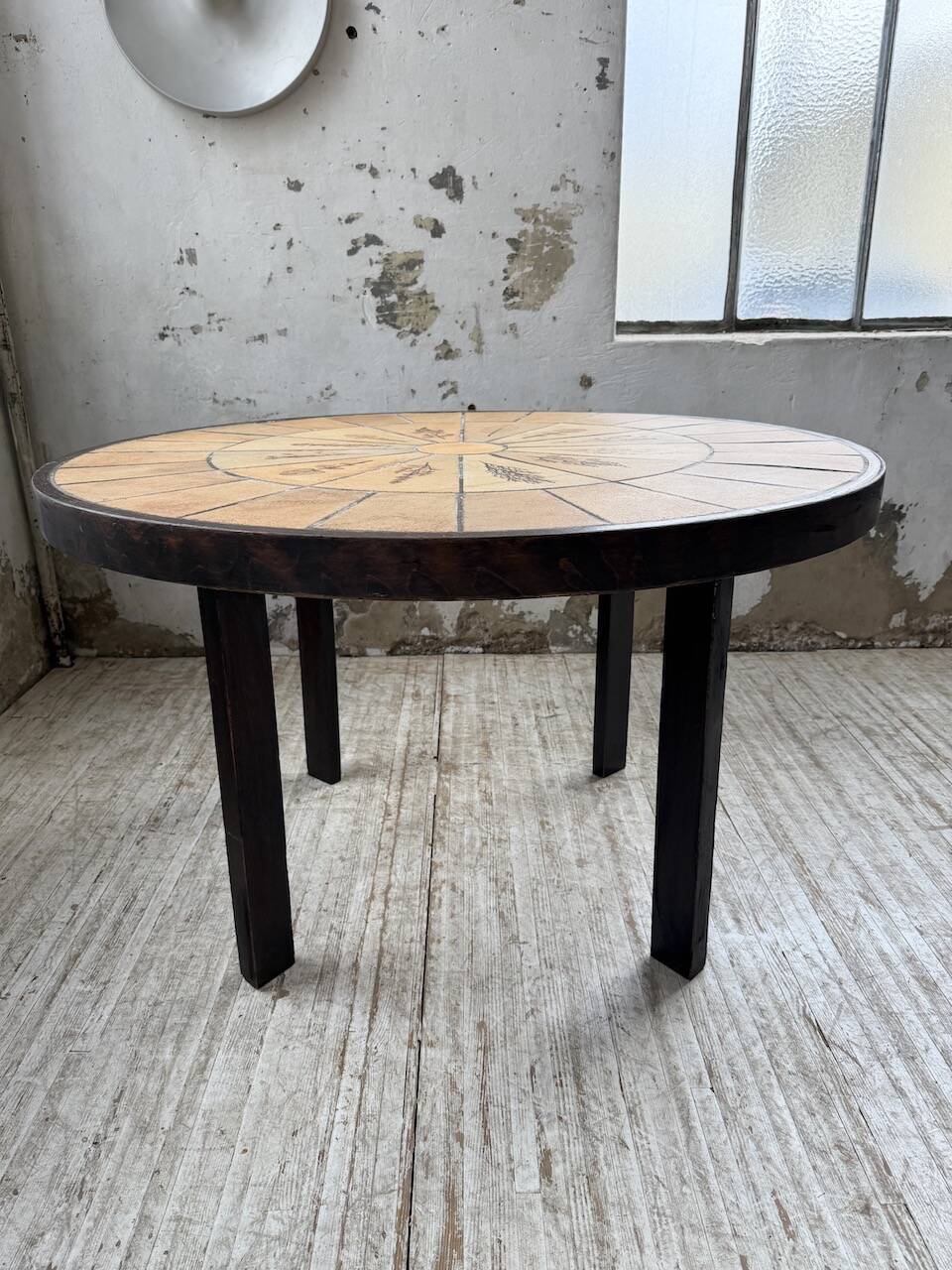 Herbier Capron ceramic dining table