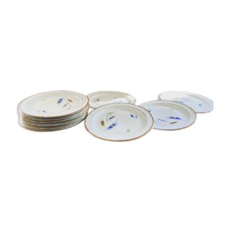 Porcelain plate set