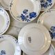 set of 8 St Amand dessert plates Gilbert model 50s