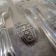 12 silver plated cake forks, goldsmith AH Grand Prix Monaco 14cm