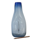 Beautiful Vintage Murano Modern Vase, Blue and Clear Glass, 1970's