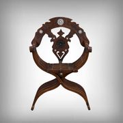 Fauteuil syrien en noyer – fin XIXe