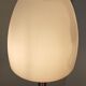Chrome metal floor lamp opaline triplex Lidokov ex Czechoslovakia