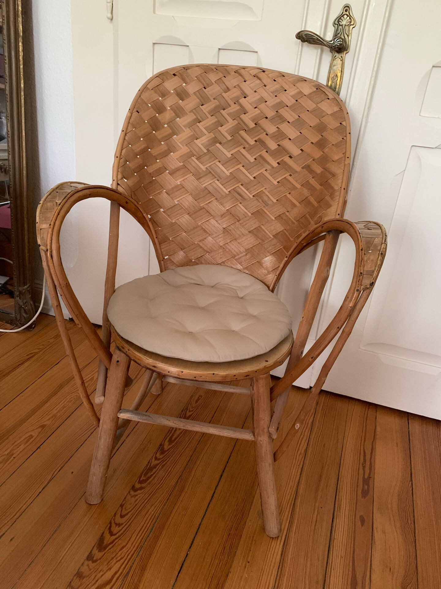 Fauteuil en châtaignier