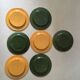 Flat plates in enamelled terracotta