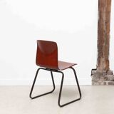 Vintage Galvanitas S23 Mahogany and Brown Chair