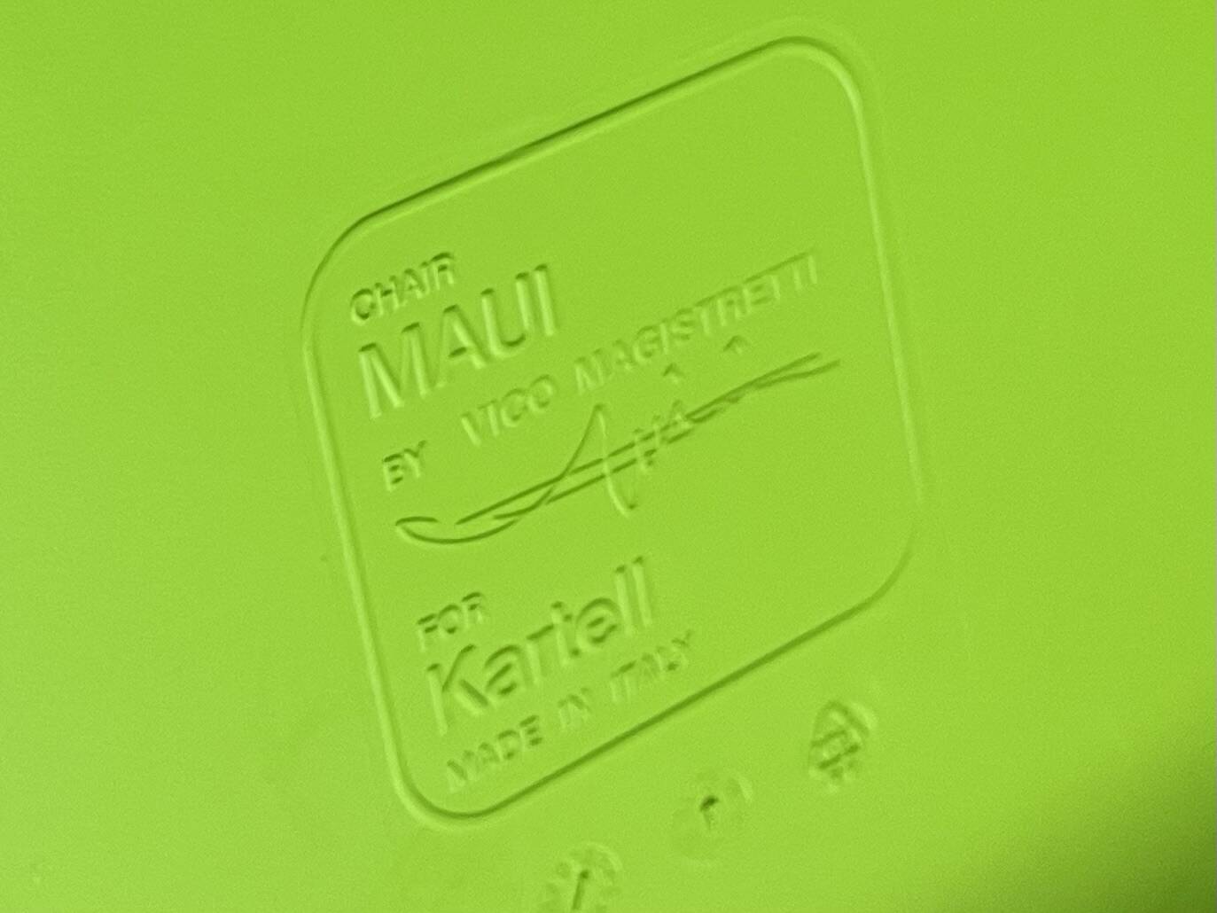 Chaises Maui de Kartell