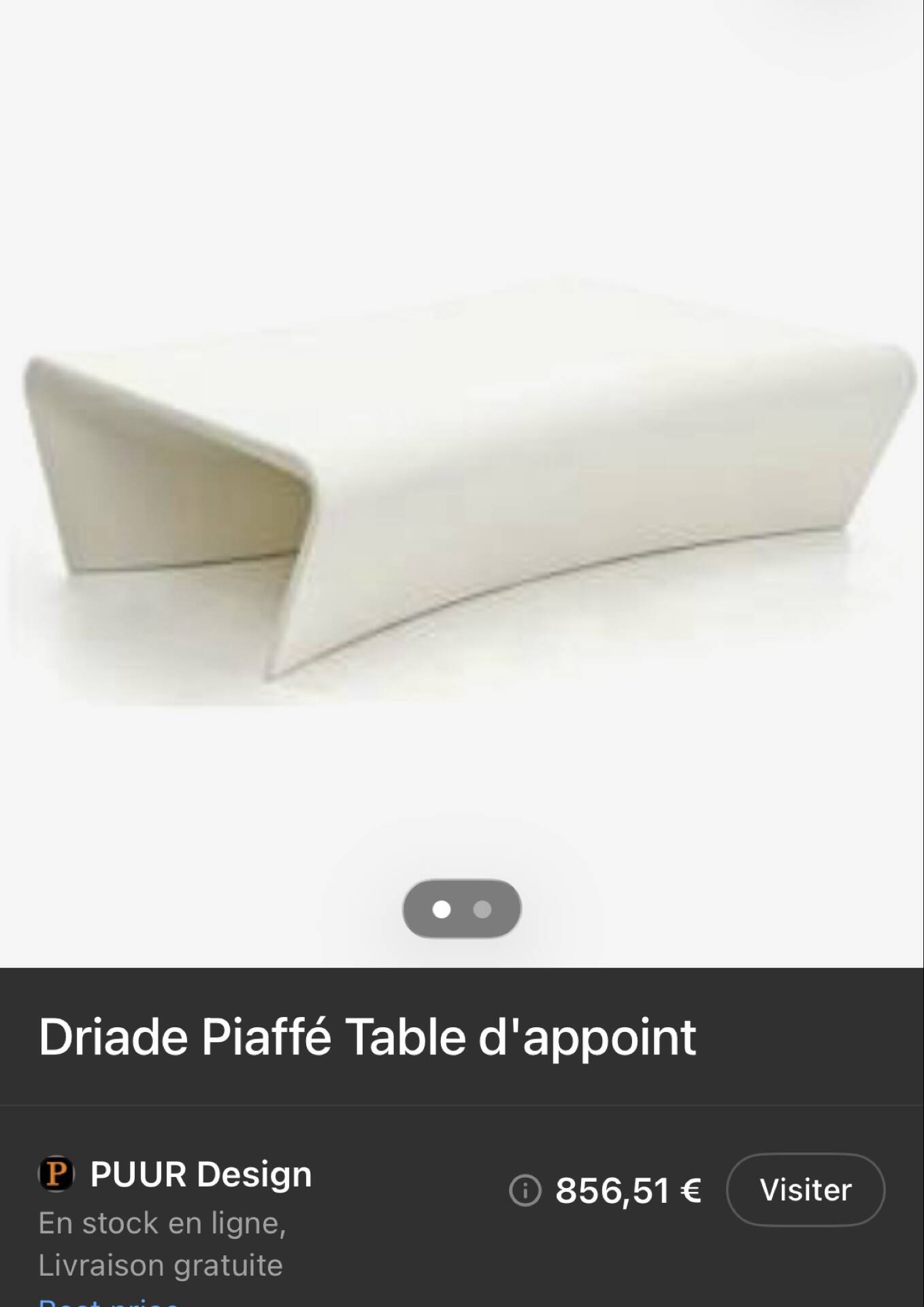 Table piaffe by Driade