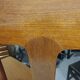 Danish chairs in teak fabric buckles