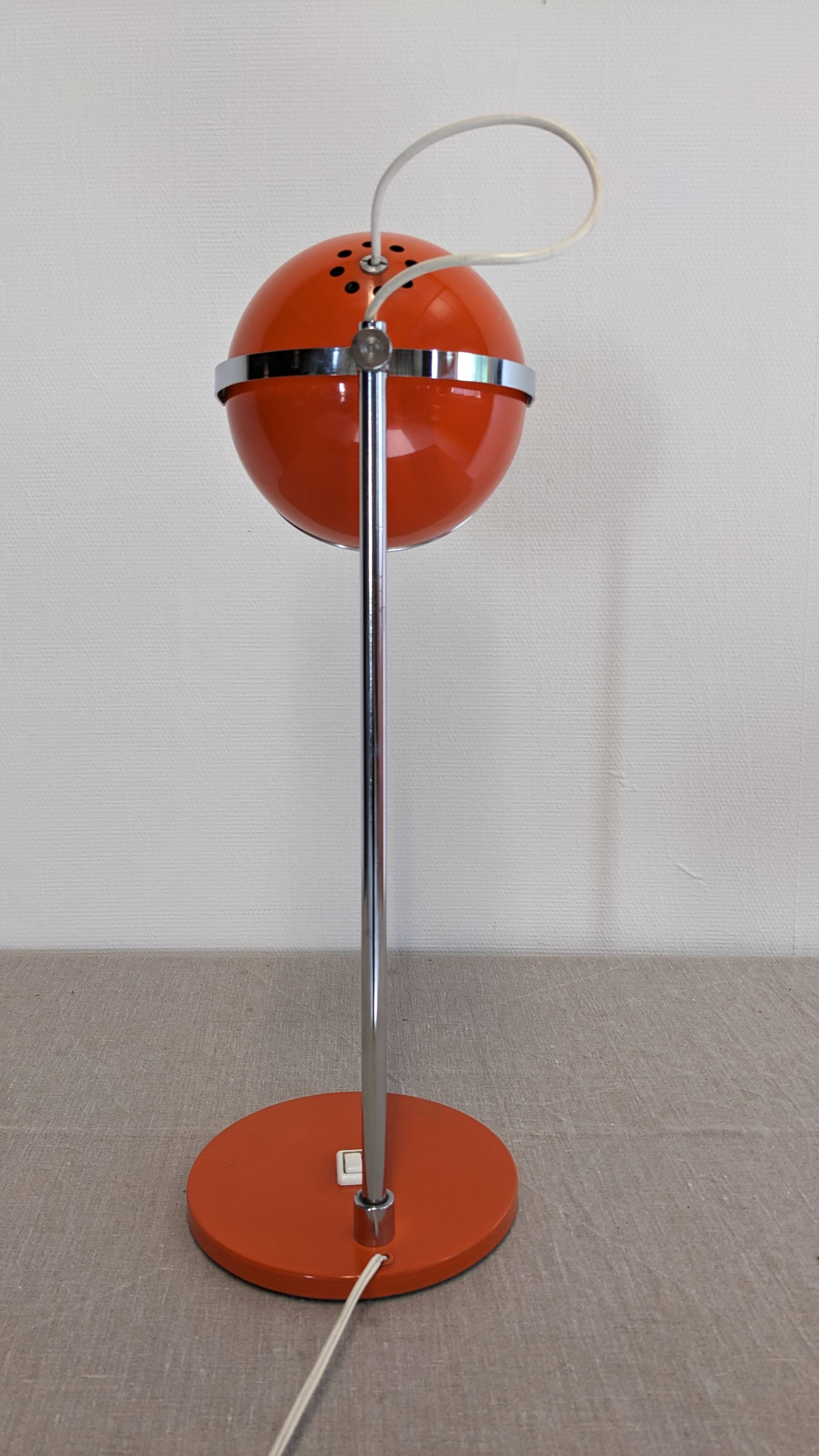 Space Age "Eye Ball" Lamp, 60s-70s