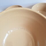 Set of 6 vintage Gien France stoneware bowls