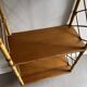 Rattan wall shelf