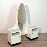 Dressing table / Vintage 1950s wooden entrance furniture
