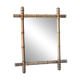 Miroir bois imitation bambou, miroir ancien, miroir à suspendre, déco intérieur