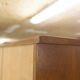 Wardrobe 1970 teak 4 doors half wardrobe half shelf 182 cm