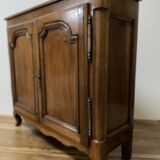 Small narrow walnut sideboard from the 19th century