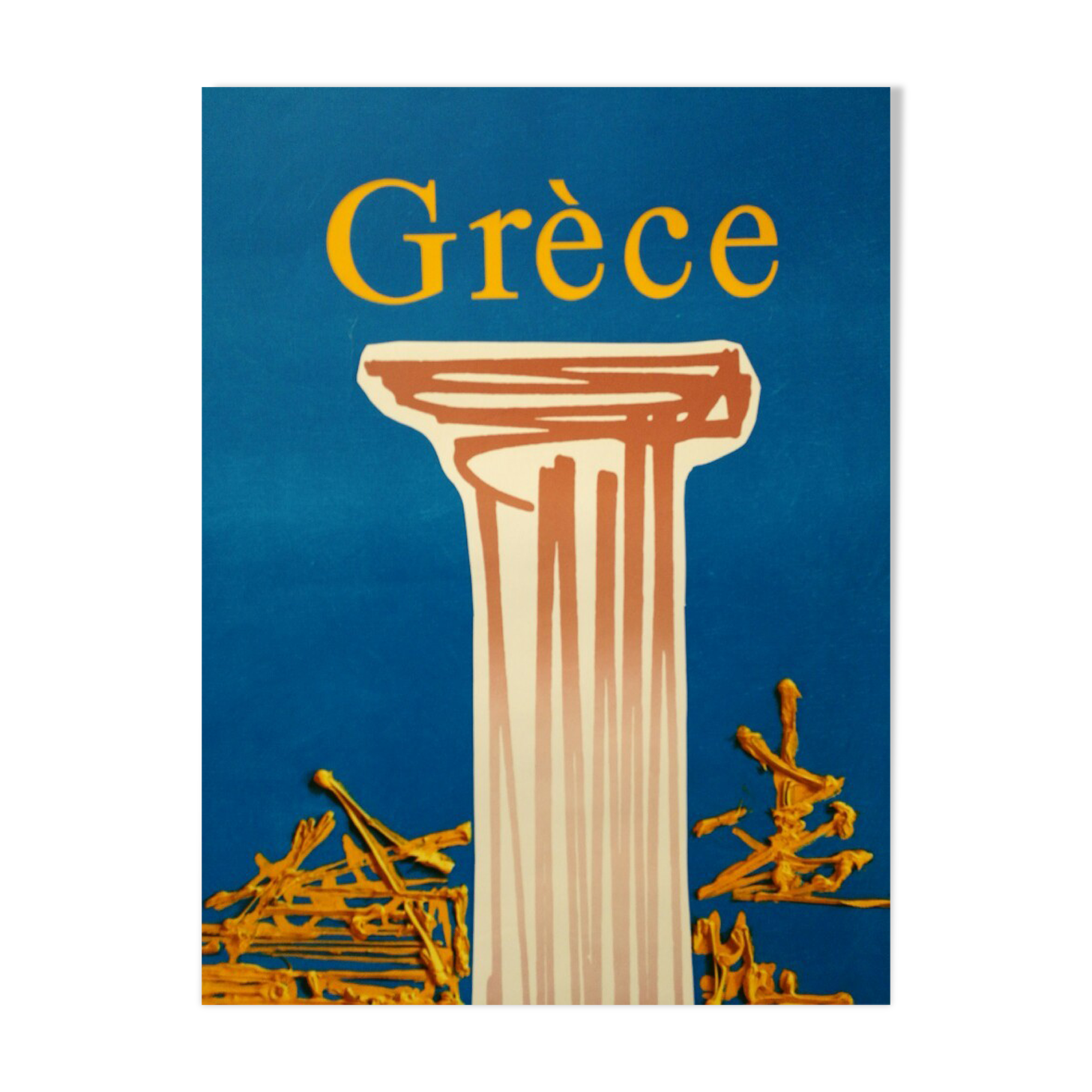 Original poster Air France Circa 1970