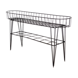 Jardinière en métal des années 50