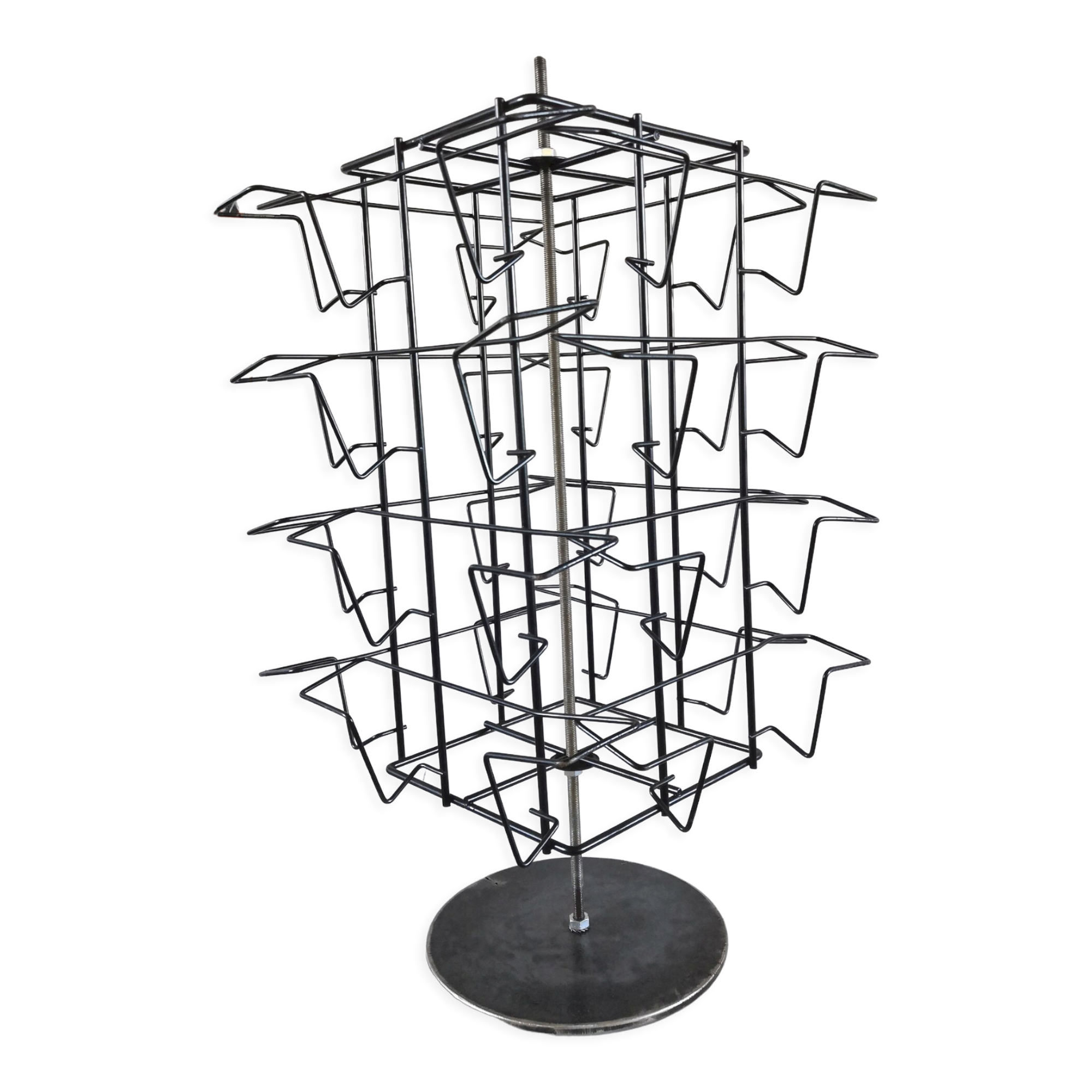 Display turnstile postcard holder design 60s