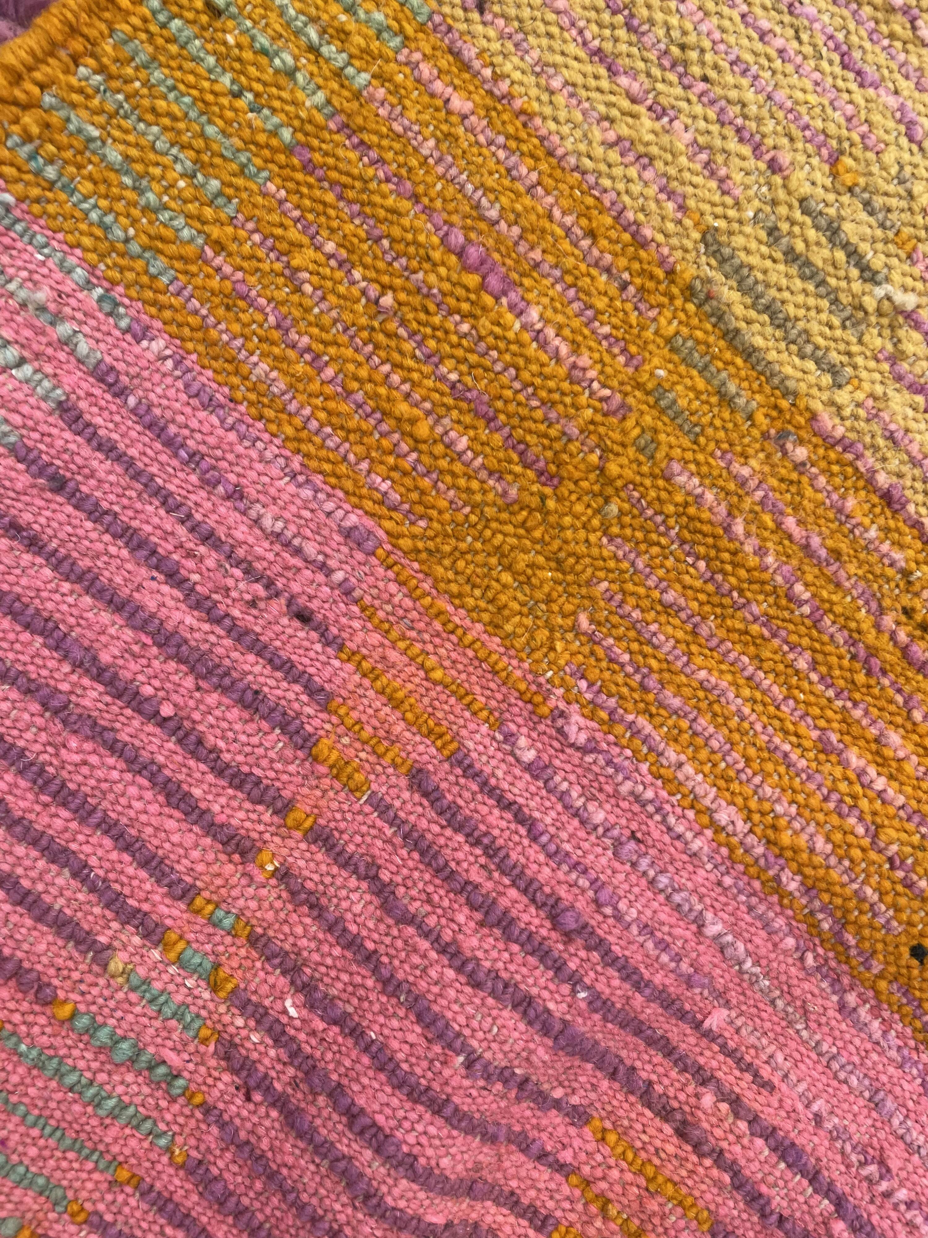 Long carpet corridor Berbere Boujad wool