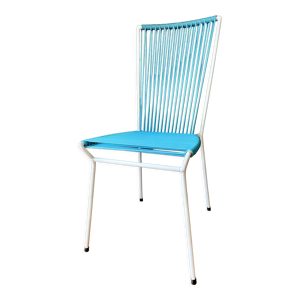 Chaise scoubidou vintage enfant