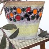 Ceramic flowerpot from the 60s | Alvino Bagni | Italy