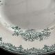 Lot 6 old plates porcelain iron earth saint amandinoise model chevreuse