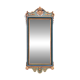 Antique full-length wall mirror in carved wood