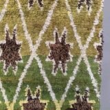 Vintage Moroccan Berber Boucherouite Rug 210x148 cm Atlas, Tribal