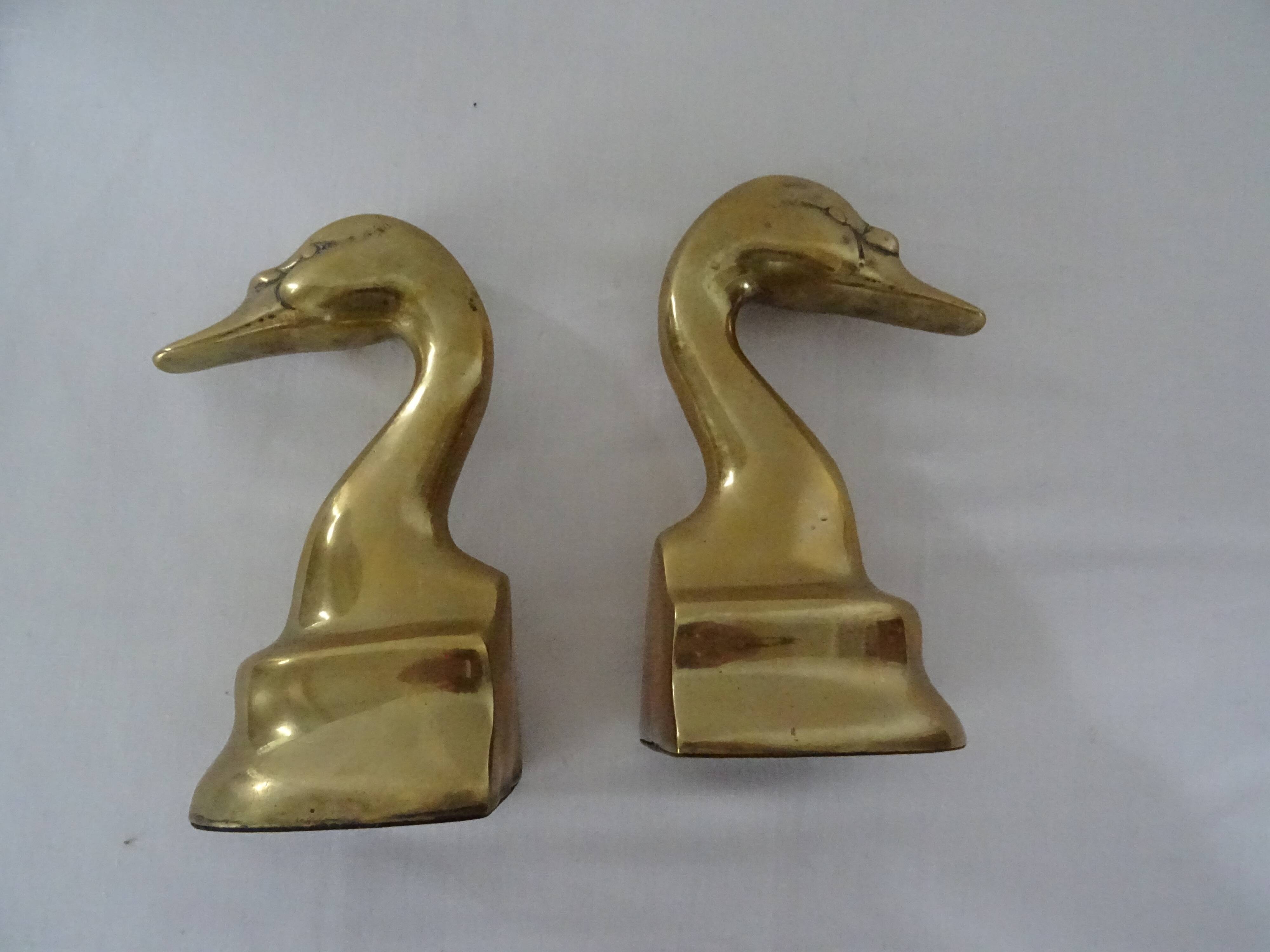 2 greenhouse animal books brass bronze duck