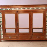 Old colonial sideboard in Burmese teak