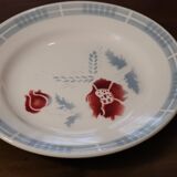 Set of 9 plates Sarreguemines Digoin and Moulin des Loups