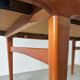 Scandinavian dining table in teak