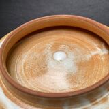 Pot with lid in stoneware vallauris