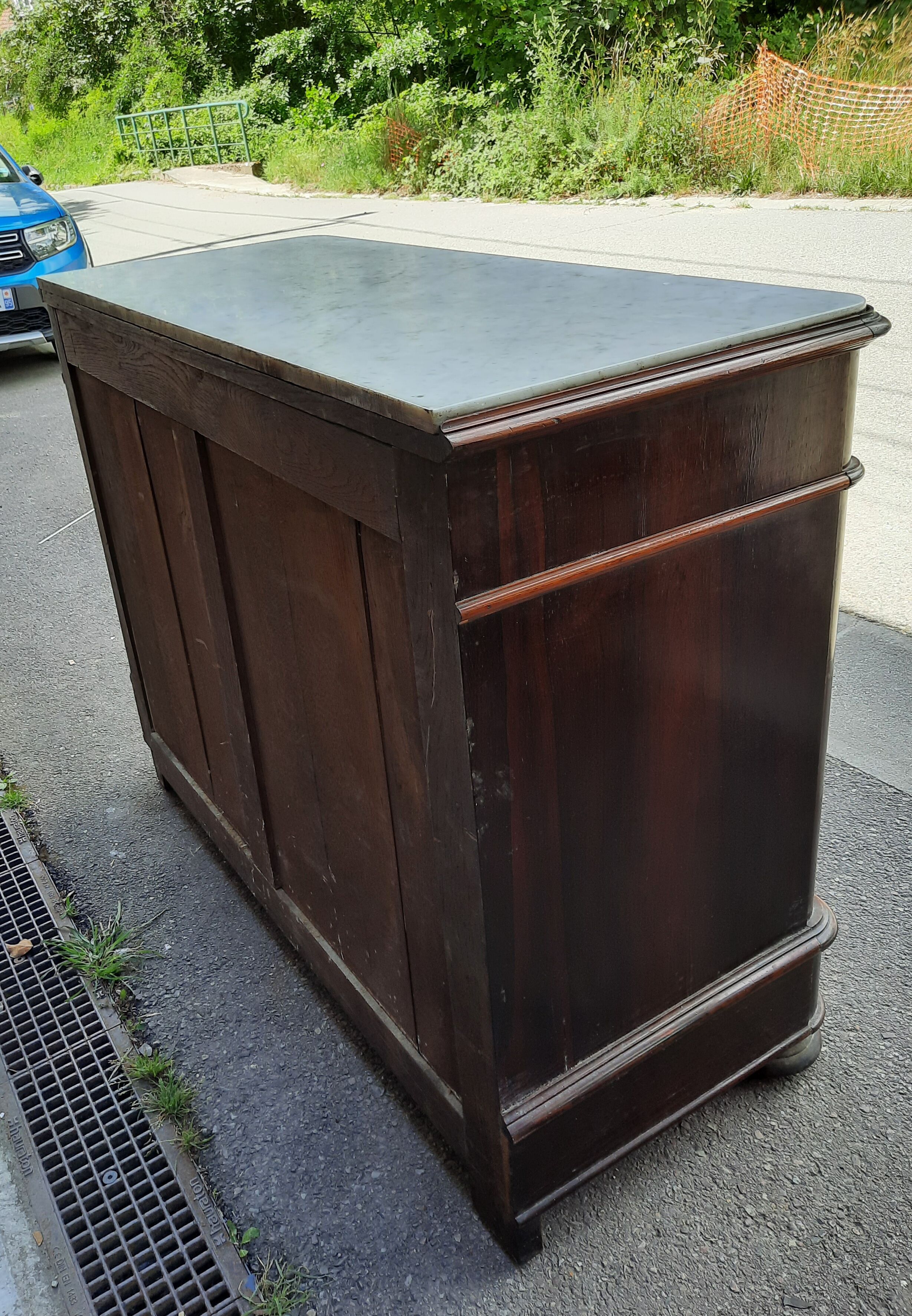 Rosewood plating chest of drawers from the 19th century