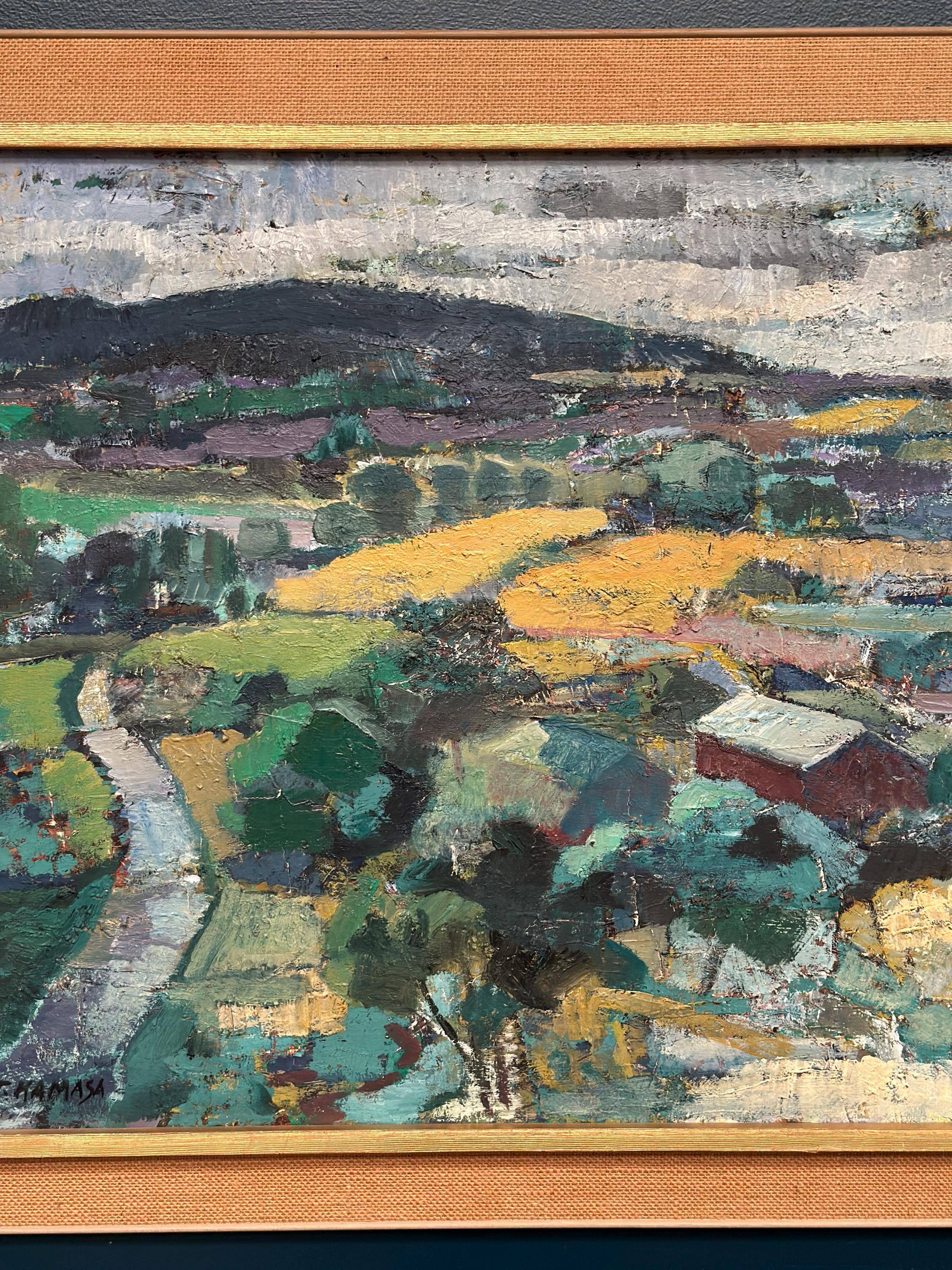 European Oil on Canvas – Landscape by Tadeusz Kamasa