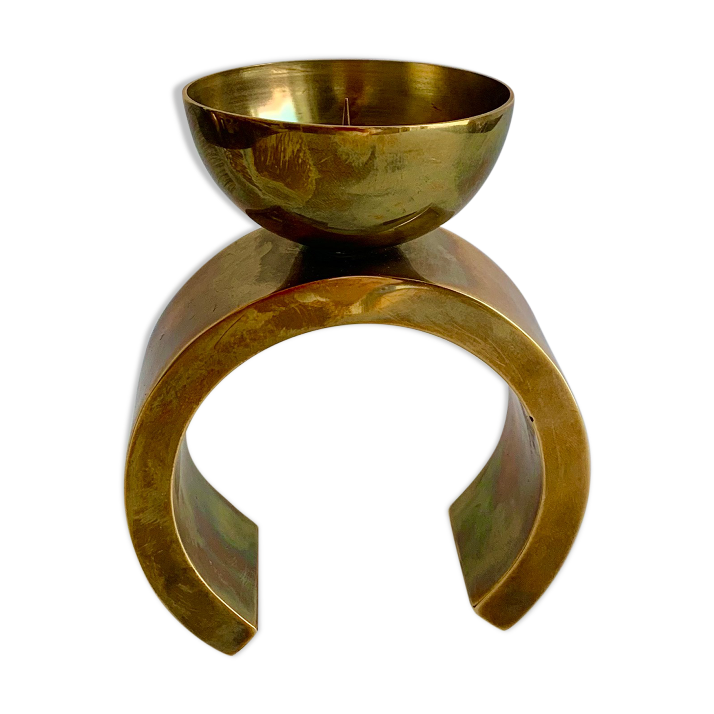 Brass candlholder, 1960s