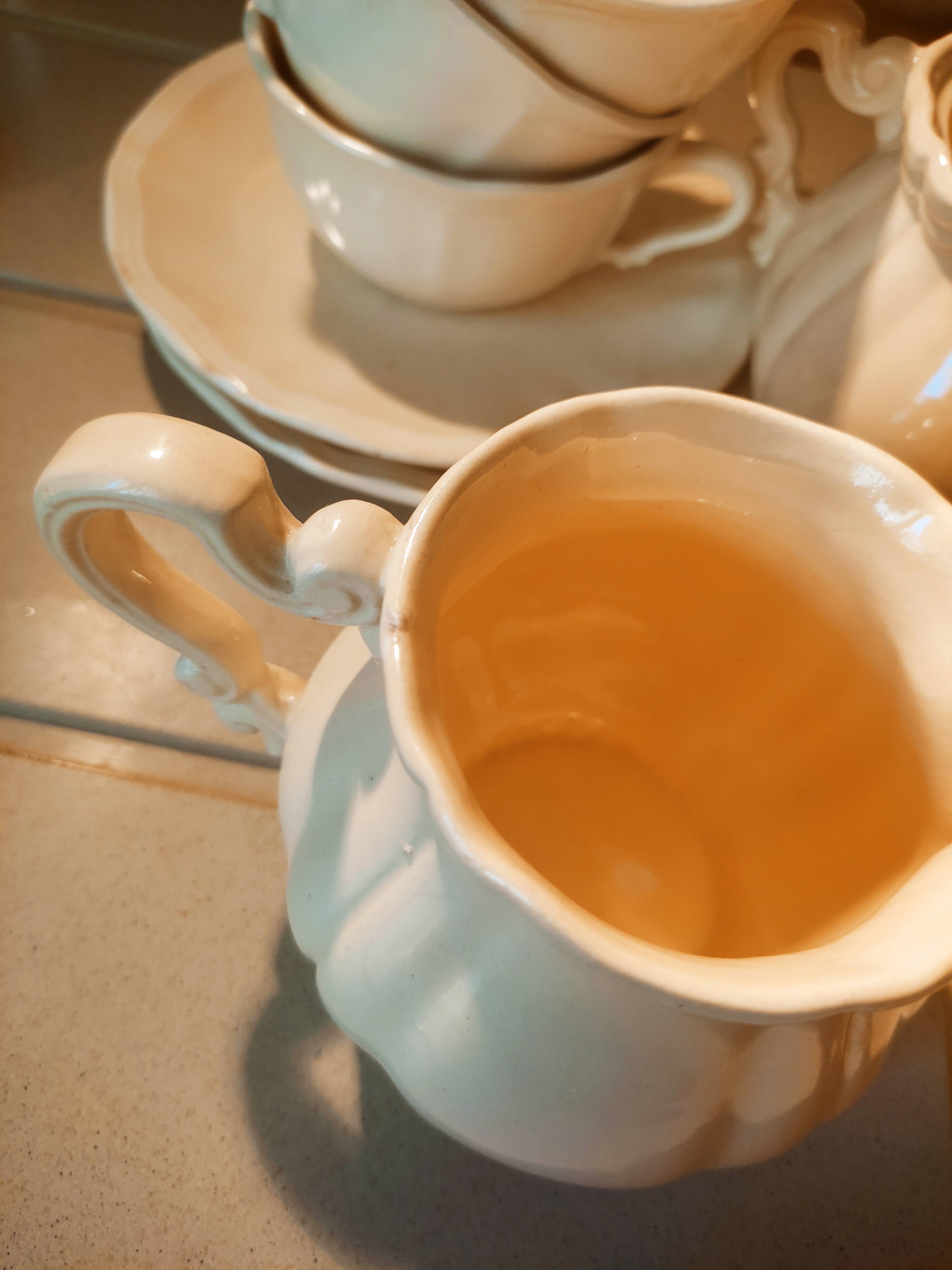 Tea set Sarreguemines