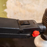 Desk lamp with metal frame and plastic details. Designer C.V.B. 80s