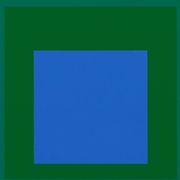 Josef ALBERS: Homage to the Square, Blue Look - Colour Screen Print