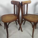 12 chaises bistrot Baumann