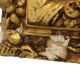 Miroir biseauté doré français antique XL