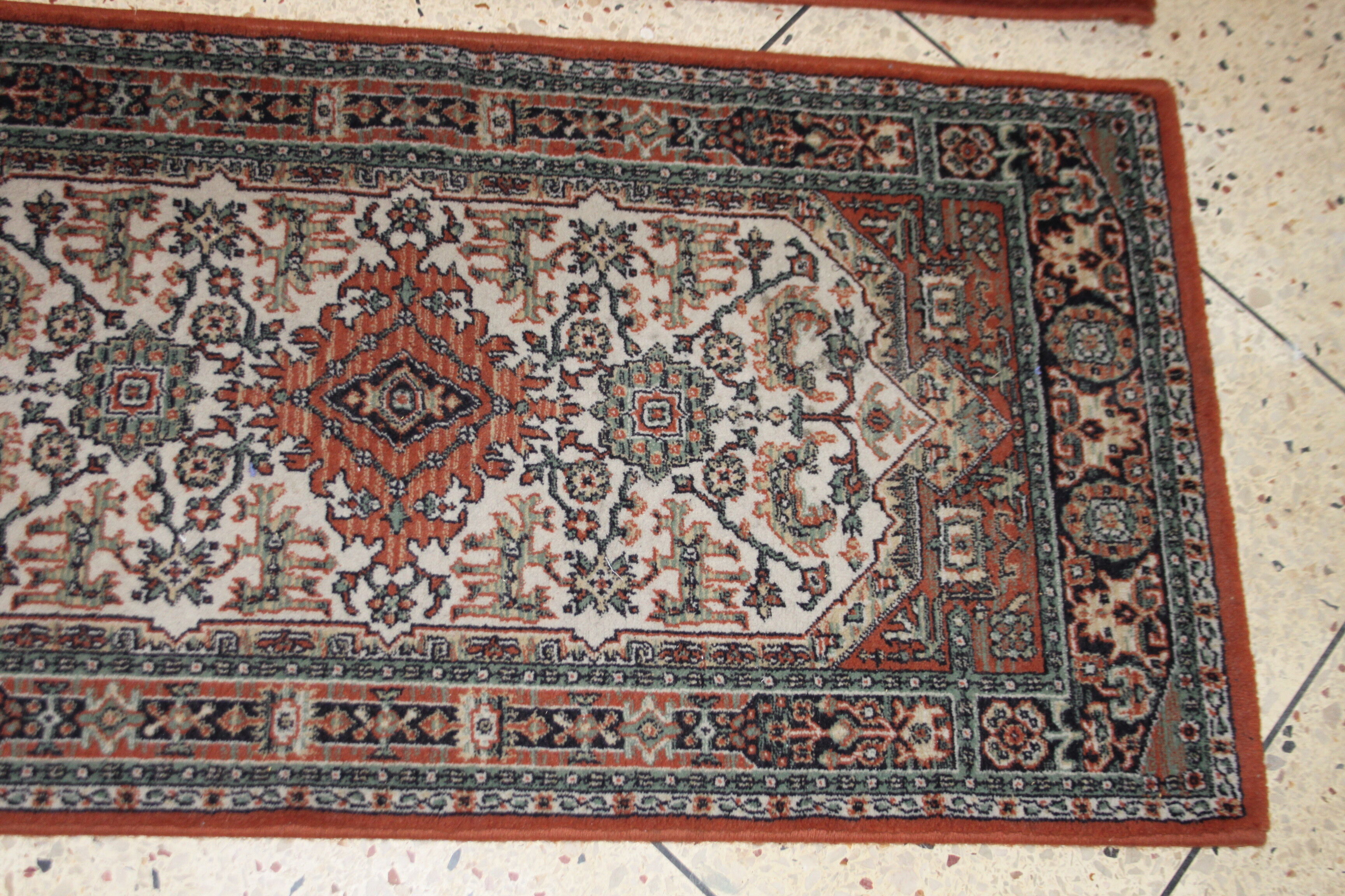 Pair Turkish carpets 120x60cm